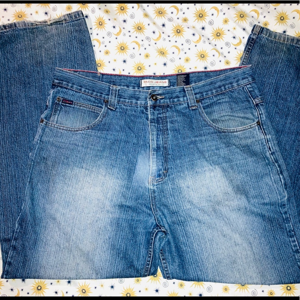 Men’s size 40x33, Vintage Paco Denim & Co. Relaxed Fit Blue Jeans